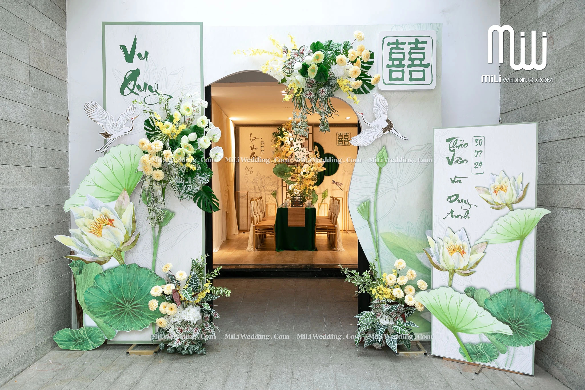 Toàn cảnh gói gia tiên Hạc Liên Hoa