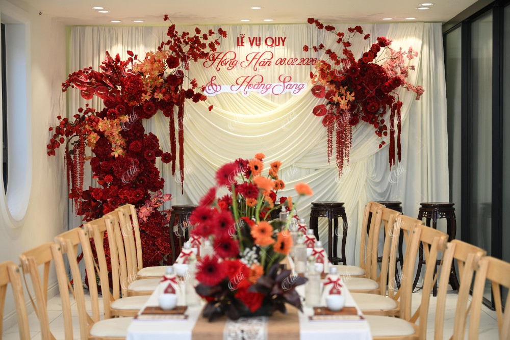 trang trí gia tiên