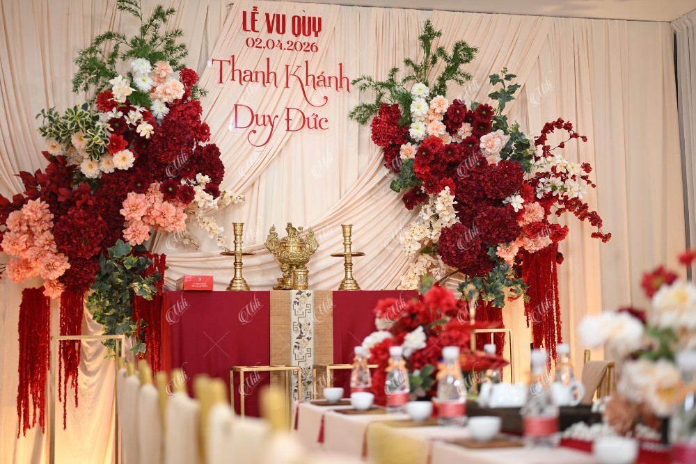 thuê sảnh làm lễ gia tiên