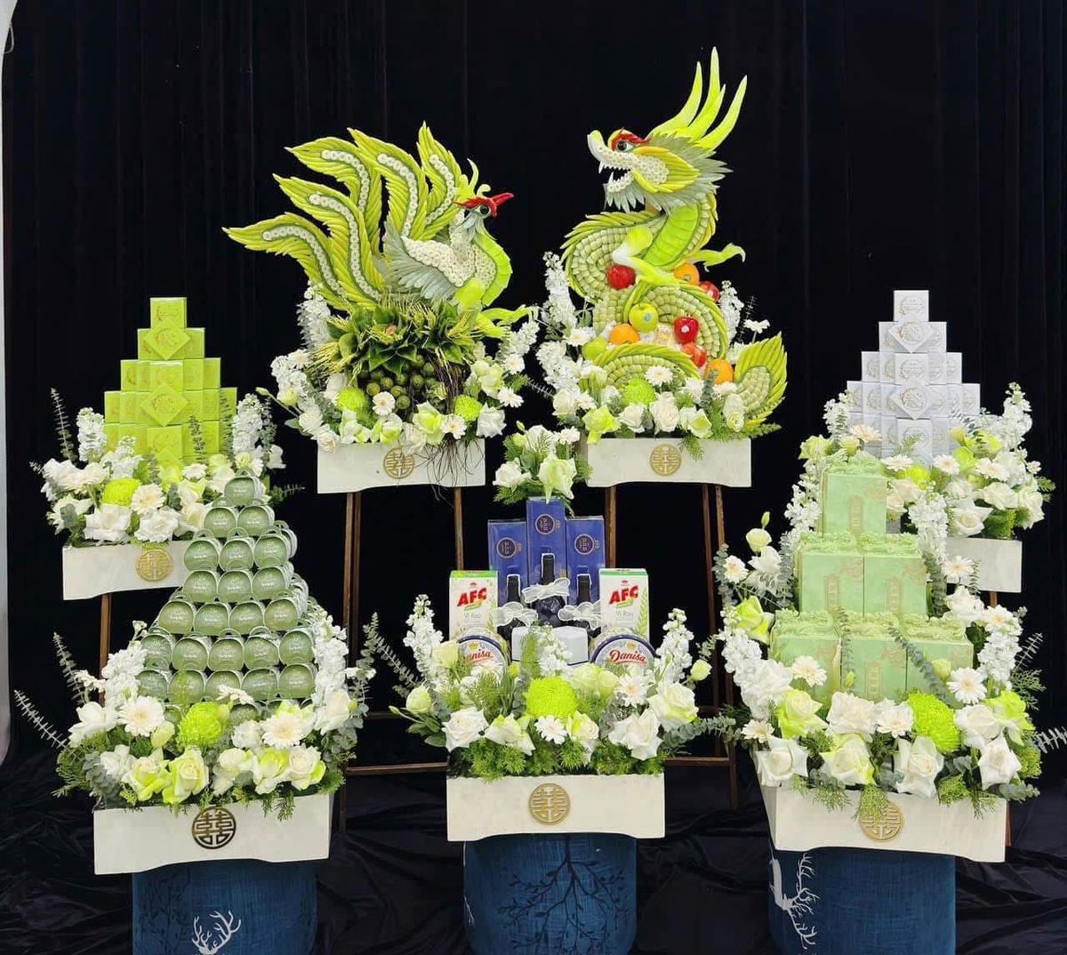 trang trí lễ gia tiên